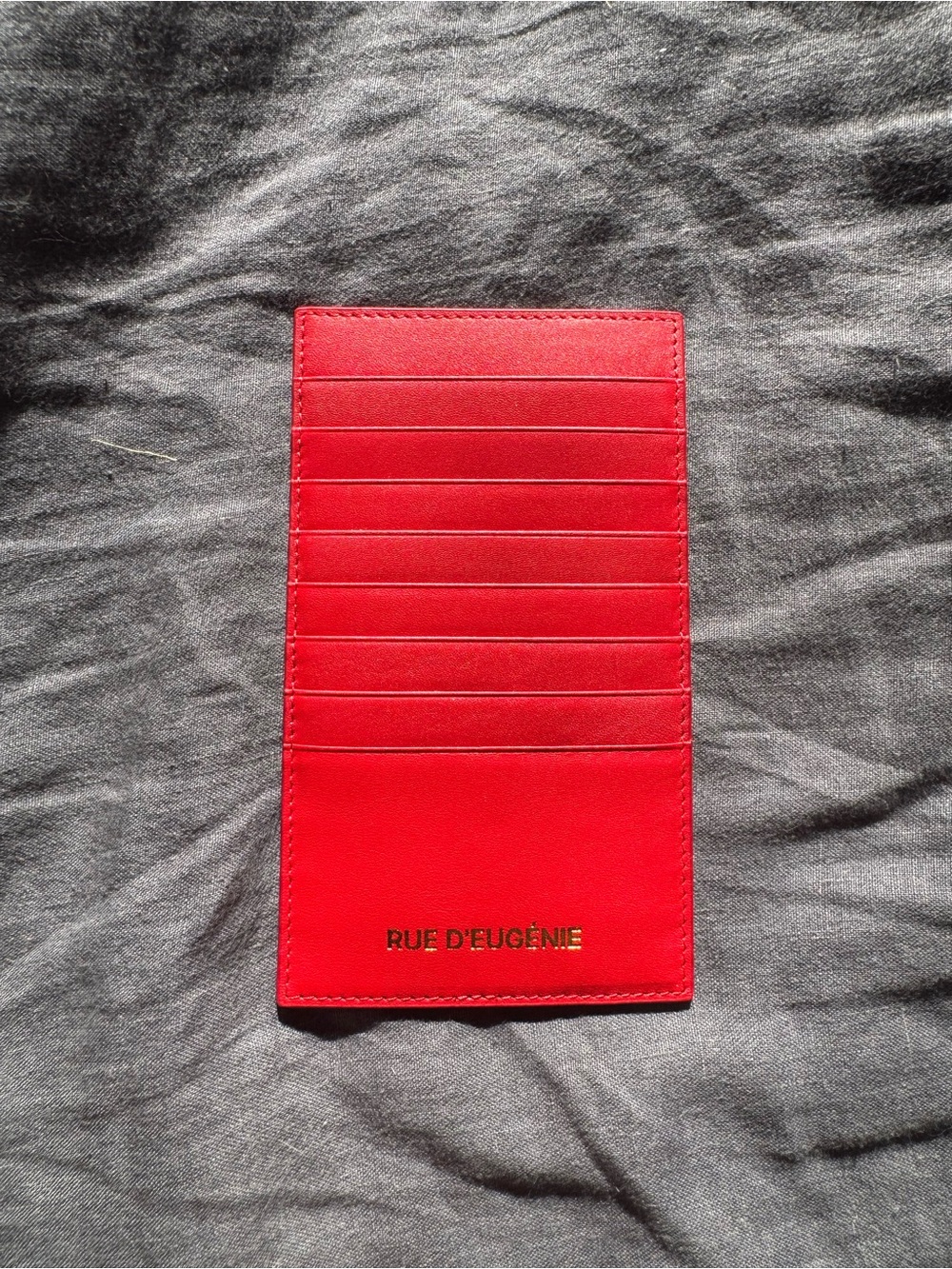 Red Slim Card Holder